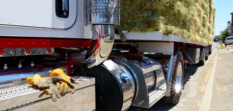 Hay silage transport